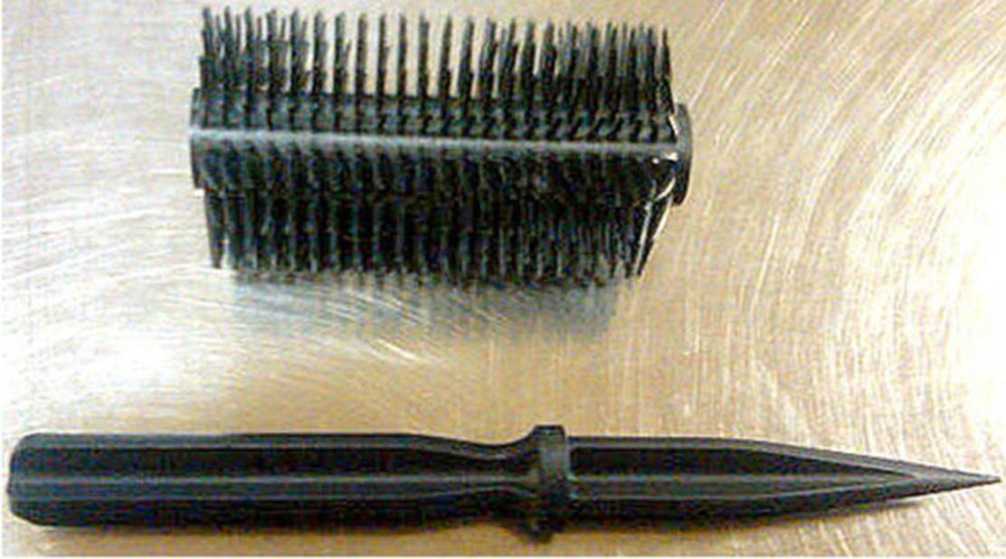 A hairbrush with a concealed dagger was discovered by TSA agents at Kahului Airport in Hawaii.