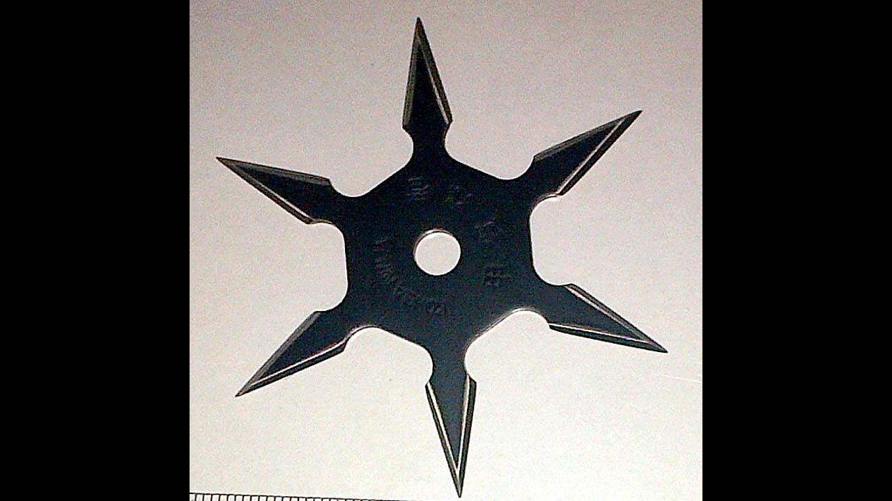 A throwing star was found at Los Angeles International Airport.