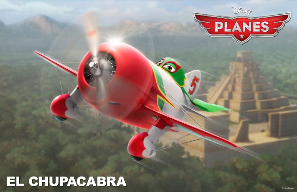 Early in production, Bautista noticed that Chu -- one of the main characters -- was shown with his propeller turning backwards. Bautista's suggestion to correct that detail led to more aviation accuracy in the film. Voiced by Carlos Alazraqui, Chu "races with a whole lot of heart and more dramatic flair than is recommended at high altitudes."
