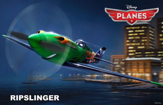 Ripslinger -- voiced by Roger Craig Smith -- is "wings-down the biggest name in air racing," according to Disney's "Planes" website. However, this world champion "doesn't play fair."