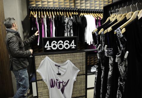 Nelson Mandela's former prison number -- 46664 -- is being used to brand <a href="http://edition.cnn.com/2011/WORLD/africa/09/01/mandela.fashion.46664/" target="_blank">a clothing range</a>. 