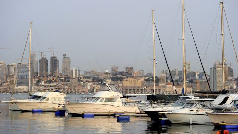 Luanda harbor - luxury and poverty coexist in the Angolan capital