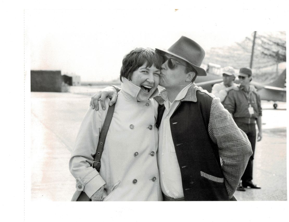  Marion Dougherty with director George Roy Hill, with whom she worked on several films.