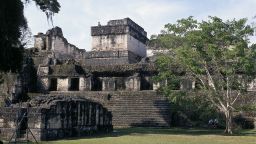 When the Pacific Ocean altered rainfall patterns around the world, the subsequent climate shifts coincided with the fall of Mayan civilization, researchers said, occurring after the peak in A.D. 900. This is the Mayan temple complex at Tikal, Guatemala. 