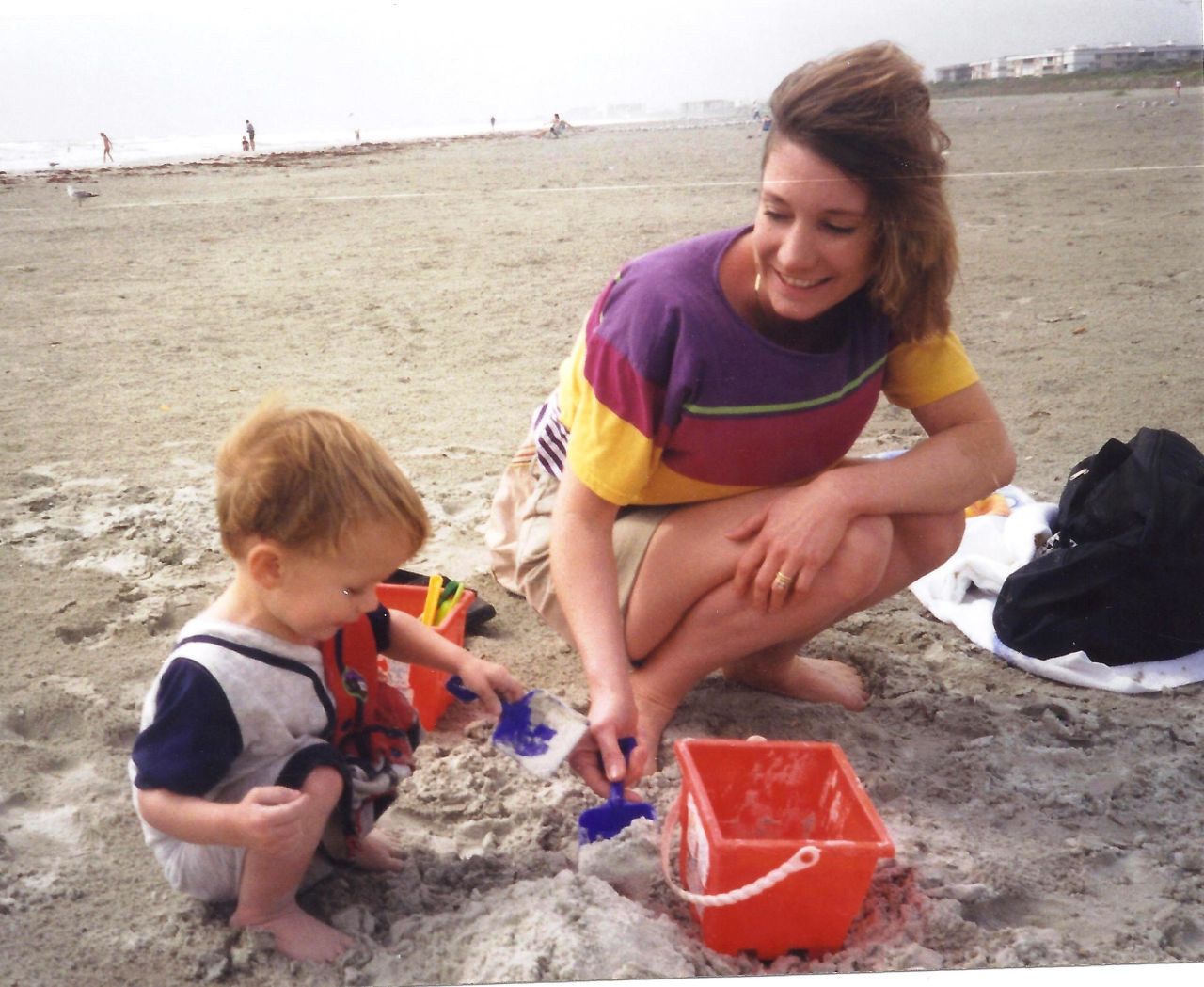 "Watching you learn and grow has been one of the greatest experiences of my life," Mitchell wrote to her son, shown here at 13 months.