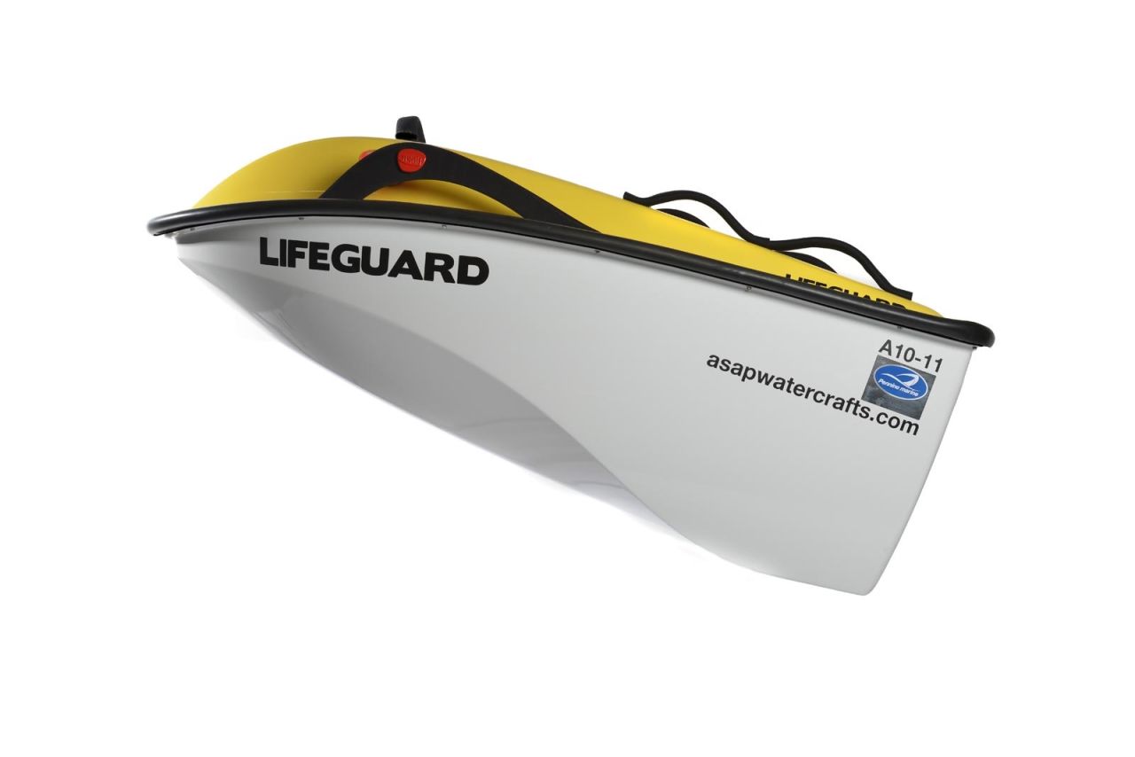 The brainchild of British designer Ross Kemp, ASAP was created as a greener and cheaper alternative to existing lifeguard rescue vehicles.