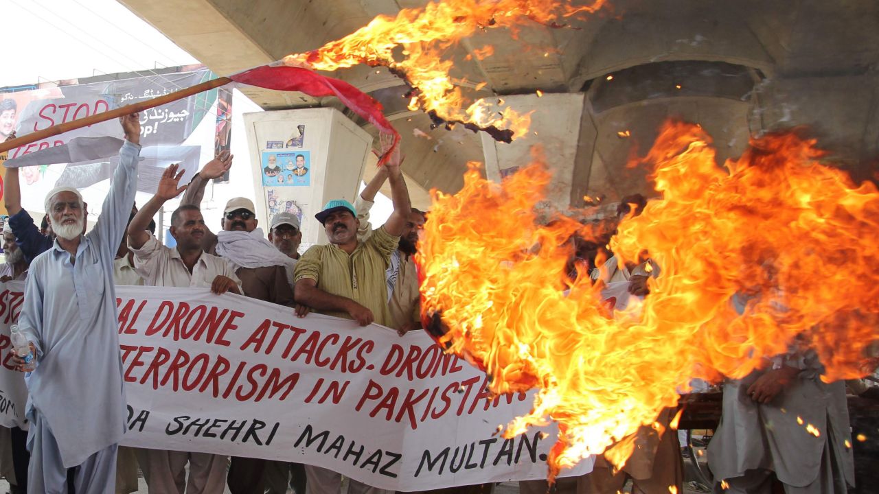 Pakistan drone protest