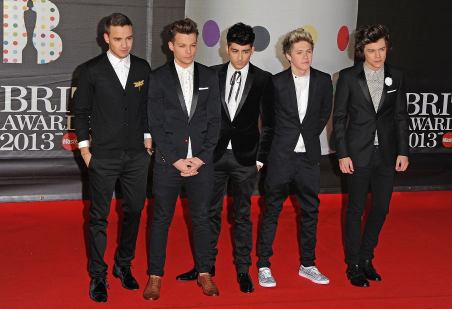 As One Direction, Liam Payne, Louis Tomlinson, Zayn Malik, Niall Horan and Harry Styles are heartthrobs -- not unlike the Rolling Stones were once upon a time, <a href="http://marquee.blogs.cnn.com/2012/11/14/one-direction-like-a-young-rolling-stones/" target="_blank">Mick Jagger told CNN</a>. Malik announced in 2015 that he'd be leaving the group and the remaining members went on hiatus the following year to fans' dismay. 