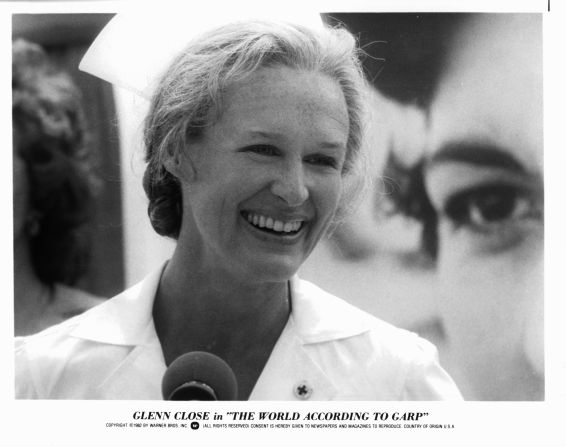 Dougherty saw Glenn Close in the play "Barnum." "Up in the box overlooking the stage, there was this woman. I was so impressed how quiet she was up there," Dougherty said, and cast Close in "The World According to Garp."