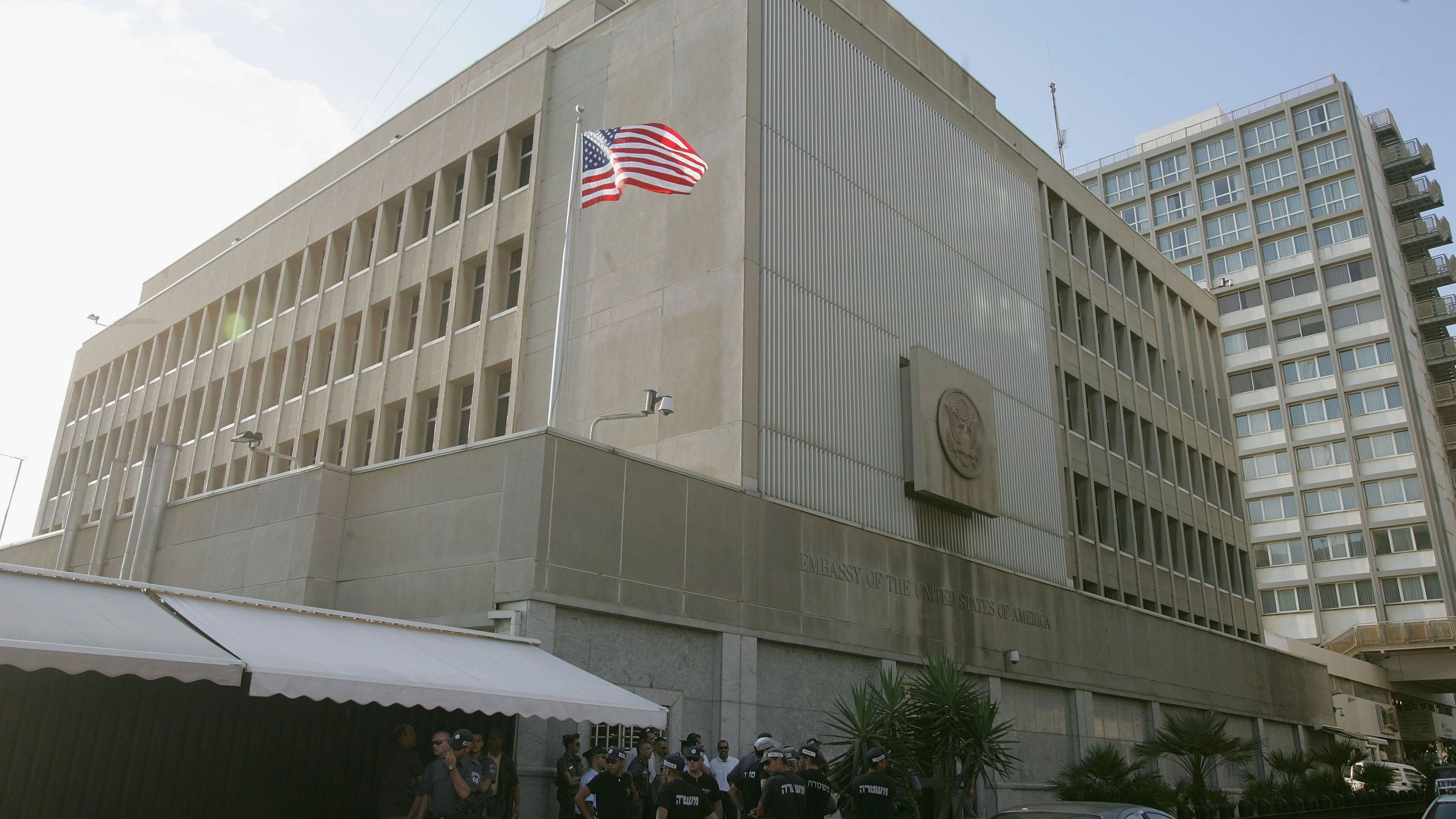 Like that of most countries, the U.S. Embassy in Israel is located in Tel Aviv.