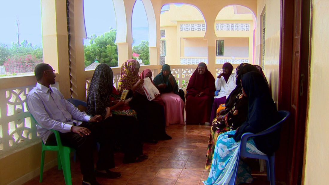 At the Sister Somalia center, women and children are sheltered in safe houses, and provided with emotional support and counseling.