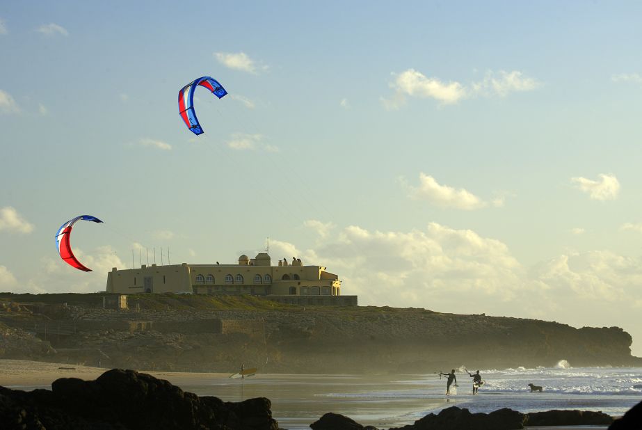 Lisbon's most beautiful beach? Guincho is certainly its windiest, which makes it great for kite- and windsurfing.