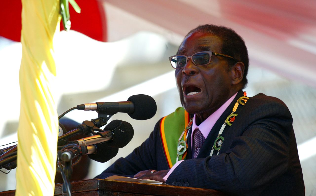 President of Zimbabwe Robert Mugabe is 91 years old, and gained power in 1987. His rule has been highly controversial. He once won the top prize in a lottery organized by a state-owned bank, among other things. His heir apparent is close ally and Vice President Emmerson Mnangagwa, nicknamed 'Crocodile'.
