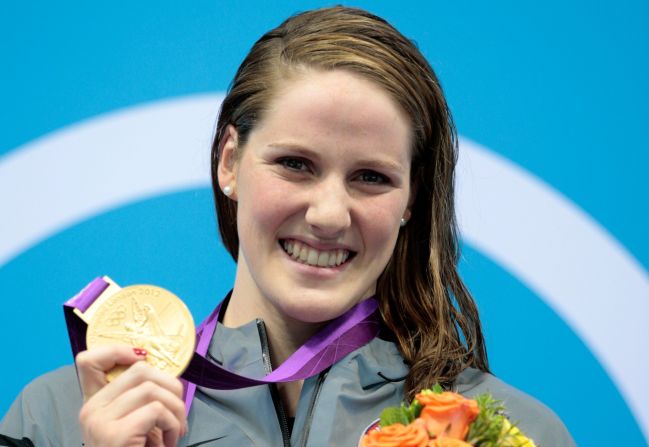Franklin won her first individual gold at London 2012 in the 100m backstroke only a few minutes after she competed in the semifinals of the 200m freestyle.
