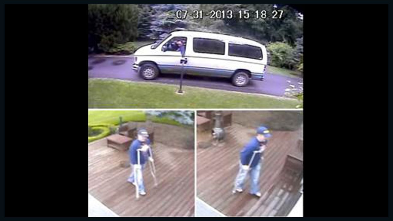 Kid Rock posted these images on his website after the attempted break-in.