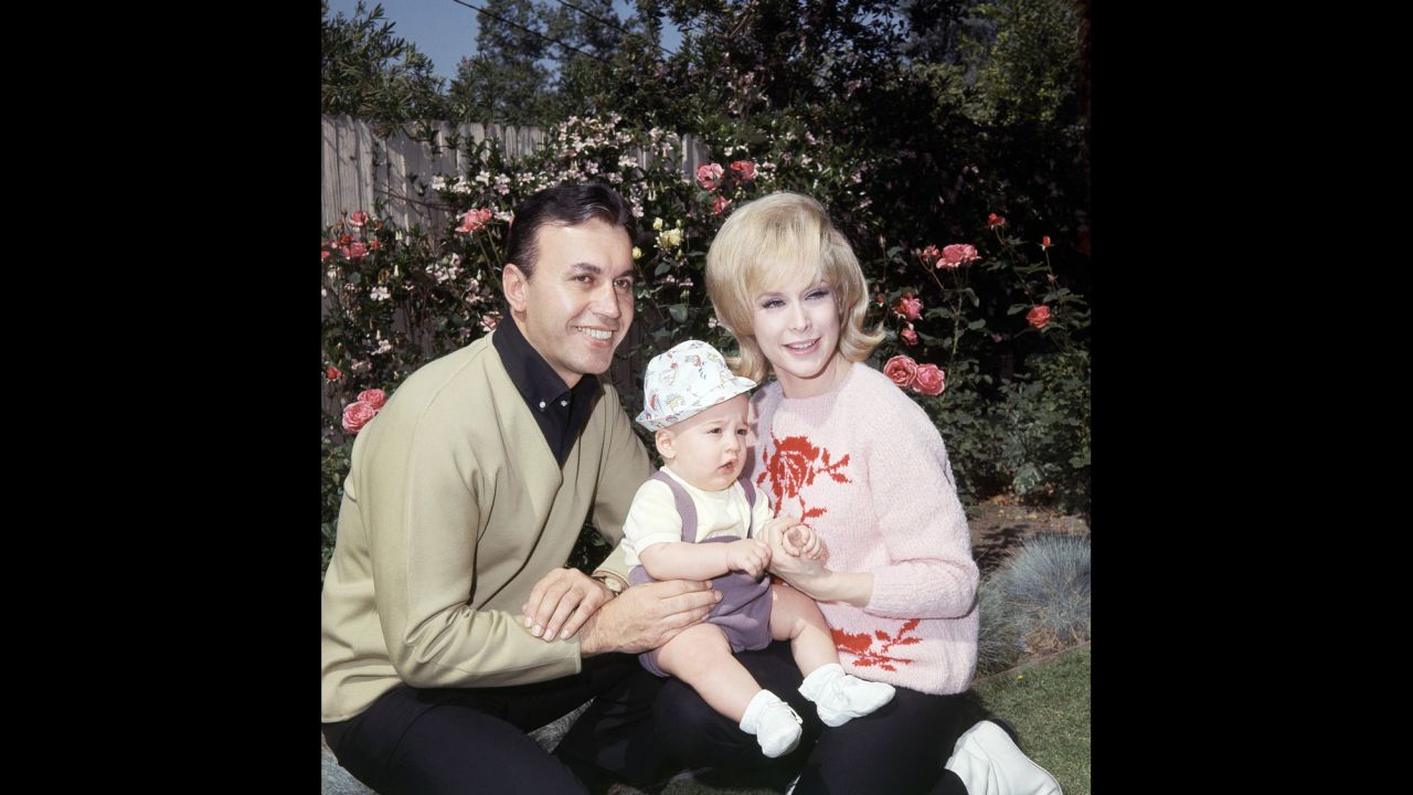 Ansara is shown at home with then-wife Barbara Eden and their son Matthew, 9 months old, in Studio City, California, on May 6, 1966.