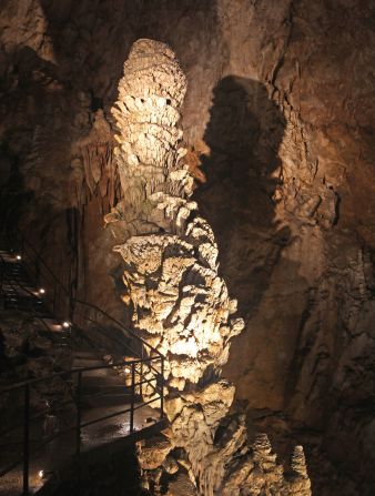 Italy is one of the most cave-pocked countries on the planet, with more than 35,000 cavities above ground and thousands more underwater. Grotta Gigante holds the Guinness World Record for largest accessible cave on Earth at a yawning 850 meters (2,788 feet) wide, with 500 steps that descend 100 meters (328 feet) into the earth.