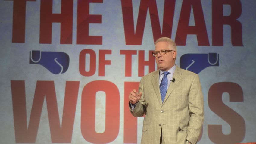 NEW YORK, NY - SEPTEMBER 13: Glenn Beck speaks during the Dish Network War Of The Words at Hammerstein Ballroom on September 13, 2012 in New York City. (Photo by Kris Connor/Getty Images for Dish Network)