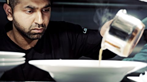 Award-winning British Bangladeshi chef Aktar Islam from Birmigham, UK.