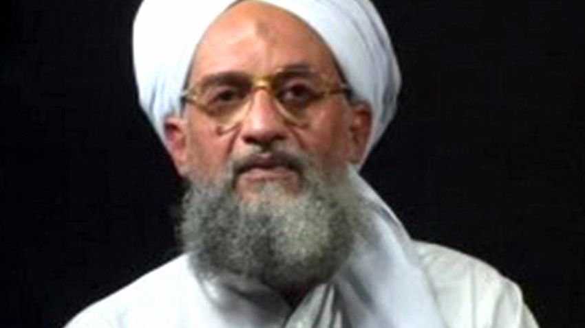 Al Qaeda second-in-command Ayman Al-Zawahiri at an undisclosed place and time. Al-Zawahiri today announced that Egypt's Jamaa Islamiya militant group had formally joined the global terror network.