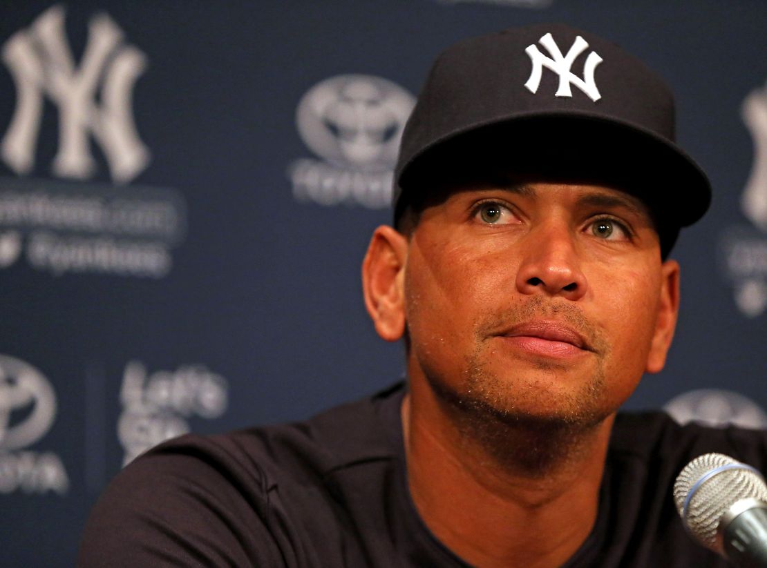 Baseball star Alex Rodriguez was suspended for a year after admitting to using performance-enhancing drugs. 