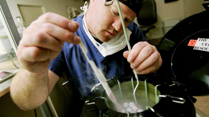 In 1944, U.S. researchers for the first time fertilized a human egg outside the womb. But keeping the egg alive was another matter. In the United States, a political battle over the morality of in vitro fertilization ensued. It was another three decades before the world's first "test-tube baby" was born. On July 26, 1978, Louise Joy Brown was born at a healthy 5 pounds, 12 ounces, a miracle for her parents, who suffered with years of infertility, and a miracle for science.