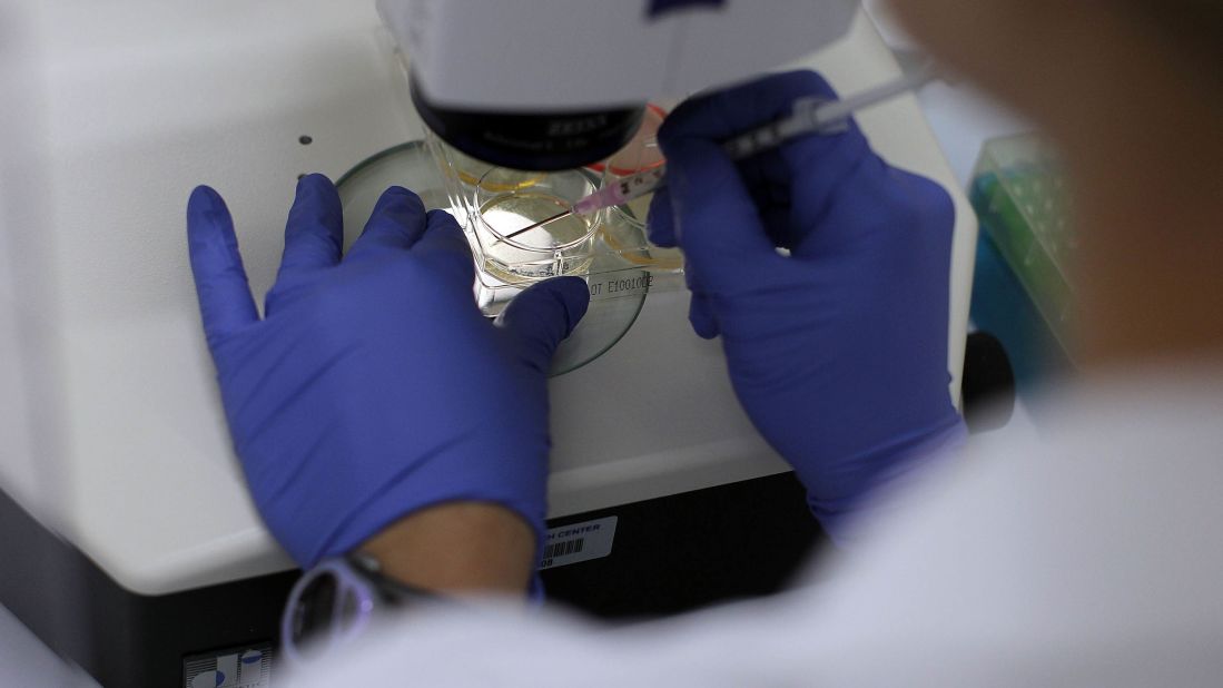 In 2005, Connecticut and Illinois designated state funds to support stem cell research in their states. Above, a woman works on stem cells at the University of Connecticut's Stem Cell Institute at the UConn Health Center in August 2010 in Farmington.