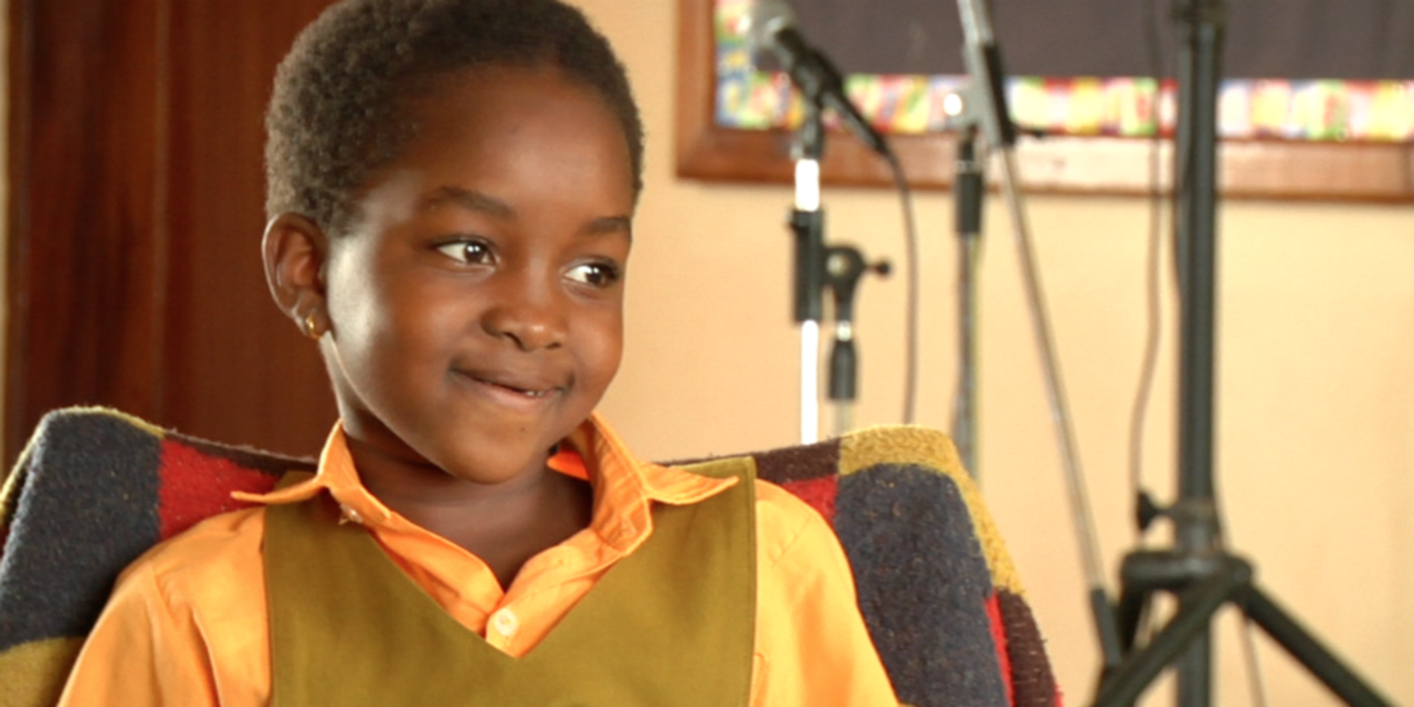 Angel features heavily in the film. The eight-year-old Ugandan says she likes the spotlight "because it makes me feel like I can be president."