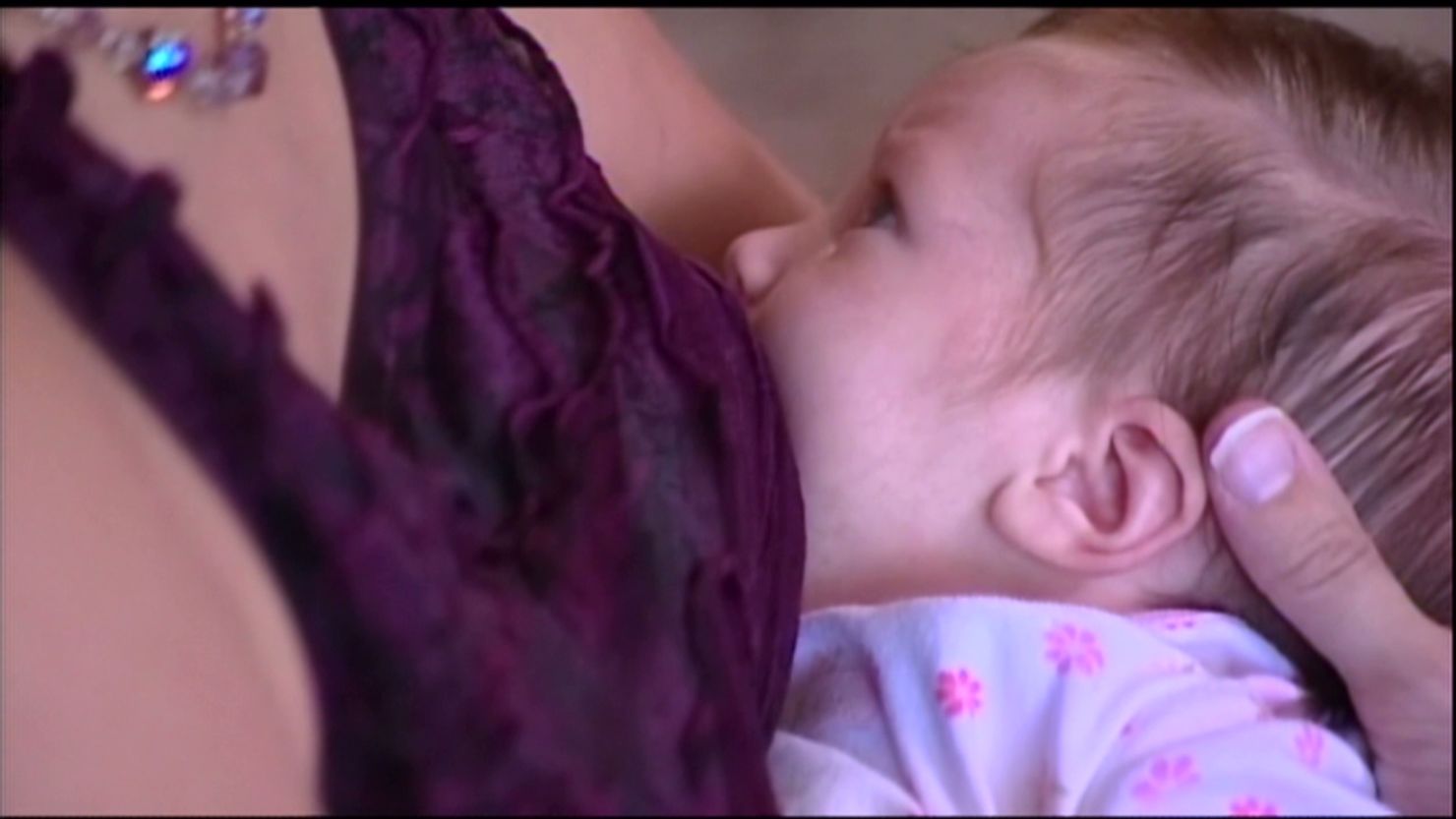 Breast-feeding should continue for at least 12 months, the American Academy of Pediatrics recommends.