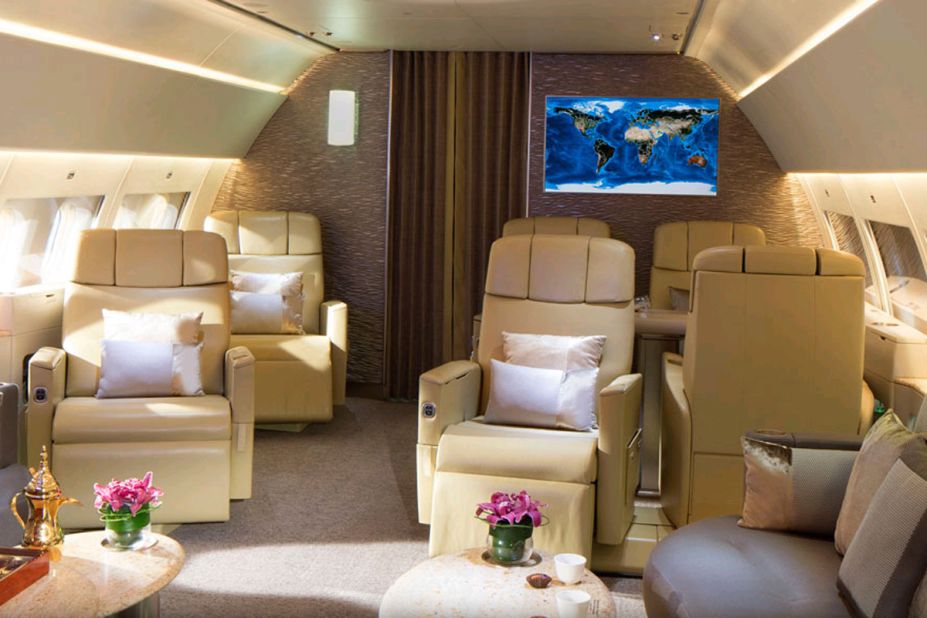 Emirates offer 1,500 entertainment channels on the two 42-inch LCD screens, as well as live TV and mobile connectivity. 