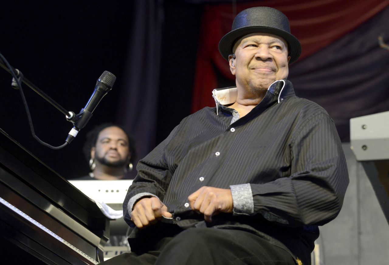 <a href="http://www.cnn.com/2013/08/07/showbiz/music/jazz-artist-george-duke-dies/index.html?iref=allsearch">George Duke,</a> seen here at the 2013 New Orleans Jazz & Heritage Festival in May, died in August at the age of 67. The legend was known for his phenomenal skills as a keyboardist, and his ability to bridge together jazz, rock, funk and R&B.