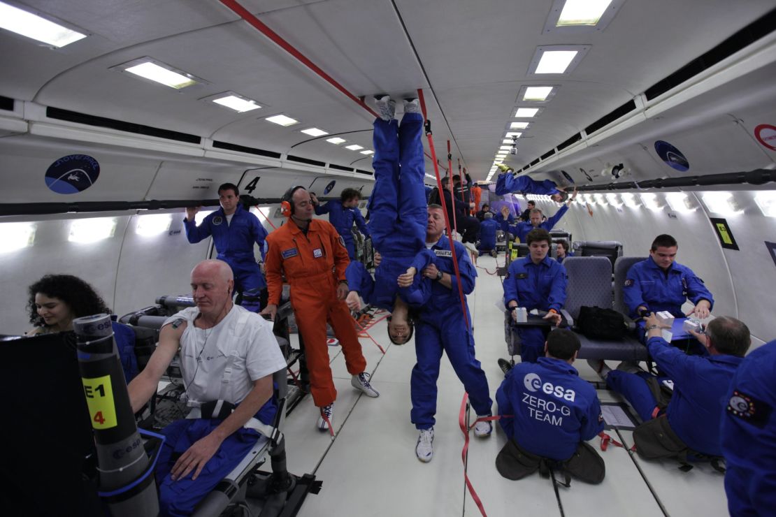 Amazing feats of science: Trying to work On board the "vomit comet" 