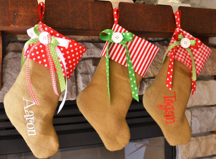 Gingerbread stockings such as these are some of the best-selling items in the store. 