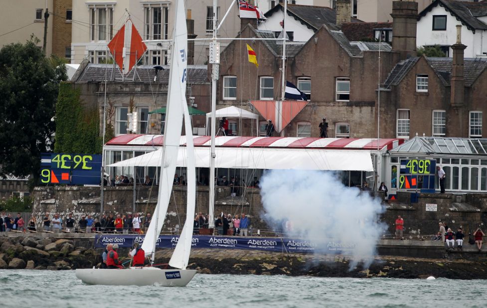 The yacht club has an illustrious place in British history, launching the first ever America's Cup in 1815 and Cowes Week in 1826, which starts each race with cannon fire over the water.