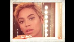 Beyonce haircut August 2013