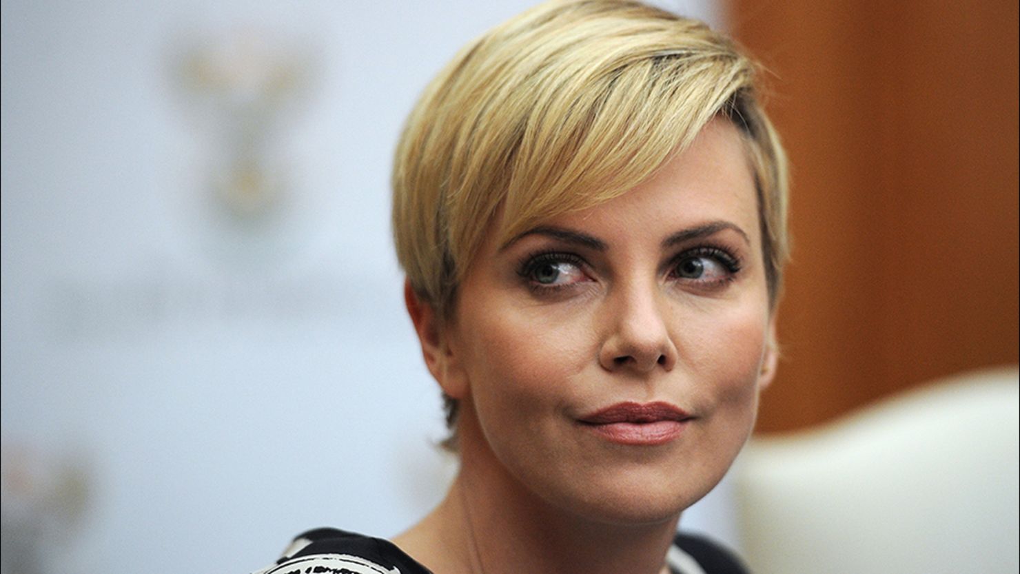 Judge Michael Maggio said Charlize Theron was trying not to be recognized in court. He also offered to be "the baby daddy," documents said.