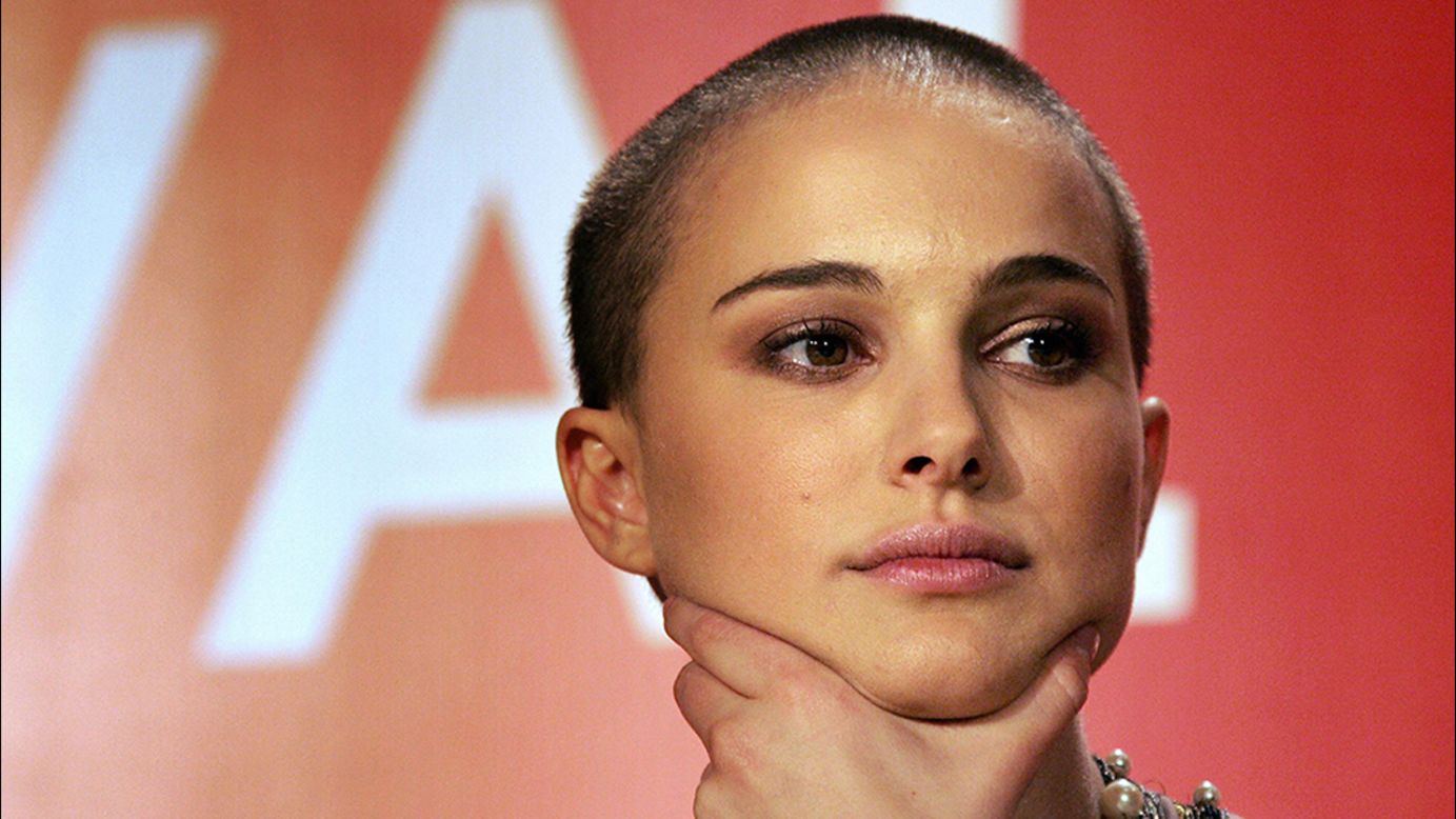 Natalie Portman buzzed off her brunette locks for 2005's "V for Vendetta," and she told <a href="http://usatoday30.usatoday.com/life/people/2006-03-14-portman_x.htm?csp=34" target="_blank" target="_blank">USA Today</a> that getting the scene right stressed her out more than losing her hair. The actress showed similar dedication to her gig in 2012, <a href="http://www.hollywoodreporter.com/fash-track/natalie-portman-blonde-hair-benjamin-millepied-la-dance-project-robert-pattinson-373094" target="_blank" target="_blank">when she went blond for a movie role</a>.