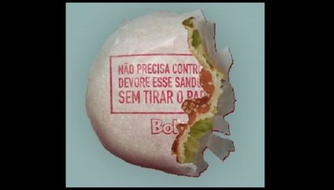 "Eat this sandwich without chucking the paper" says the wrapper: a direct approach to waste reduction by Brazilian fast-food chain Bob's Burgers, who have started serving their burgers in edible paper. 