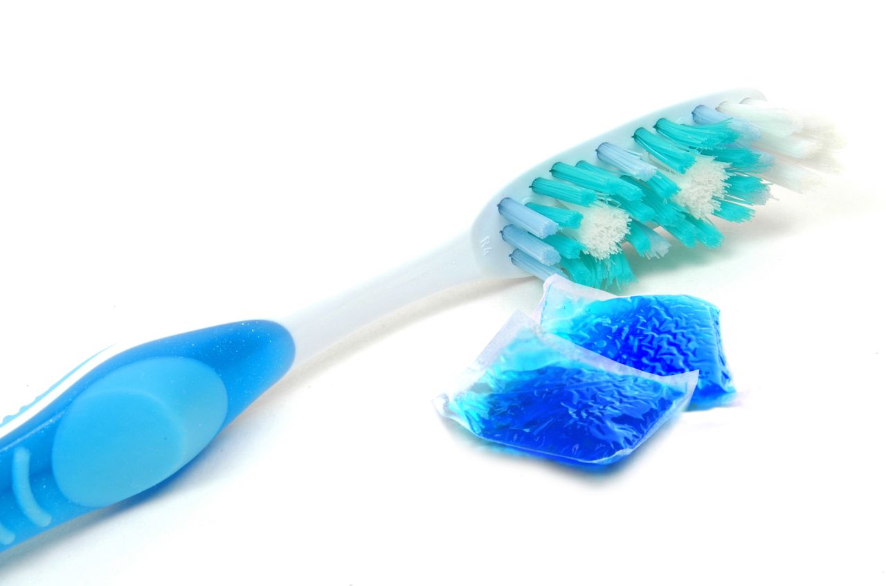 Hate trying to squeeze out the last scrap of toothpaste? Well no need any more because they've applied the same idea to toothpaste. Just pop it on your toothbrush, run the tap over it and get brushing.