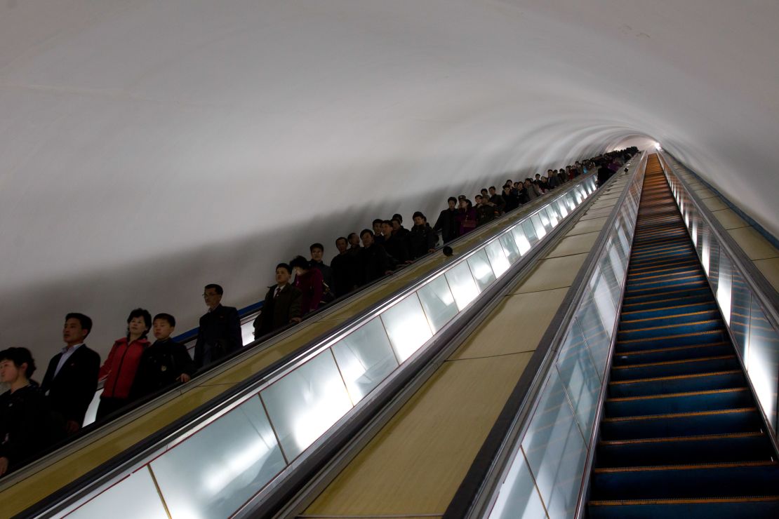 Pyongyang's metro network is reportedly the world's deepest.