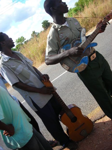Back in Malawi, when the mice kebab business is slow, they start strumming their battered guitars, engaging on roadside performances.