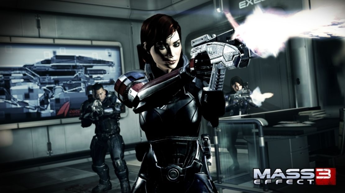 In "Mass Effect 3," protagonist Commander Shepard can be customized to be played as either a man or a woman.