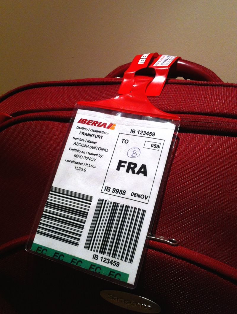 Iberia luggage online