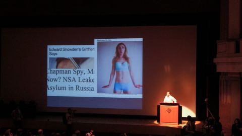 In a presentation to a crowd of Wikimedia devotees, Wales blasted the mainstream media for covering "tabloid nonsense" and asked the crowd to help him think of a new model of journalism.