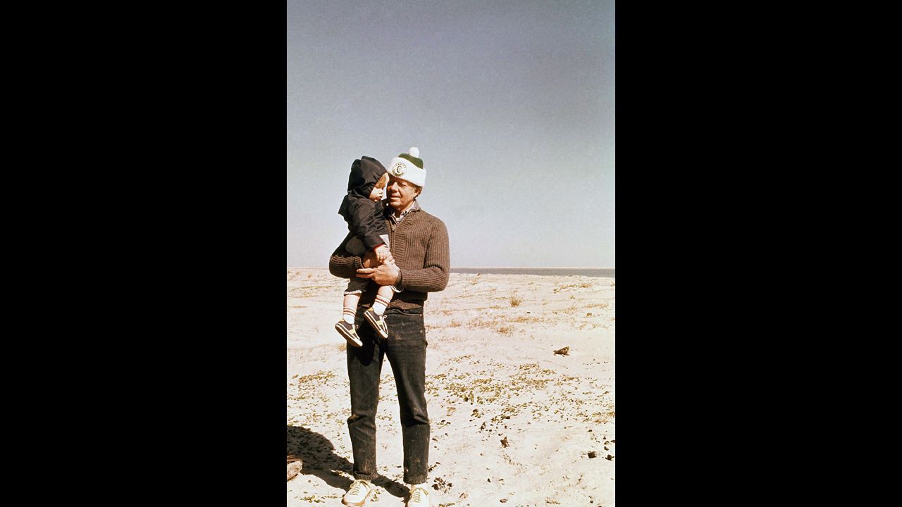 President-elect Jimmy Carter vacations at St. Simons, an island off the coast of Georgia, in November 1976.