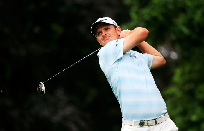 U.S. Open champion Justin Rose stepped up his challenge with a superb second round 66 - coming home with six birdies.