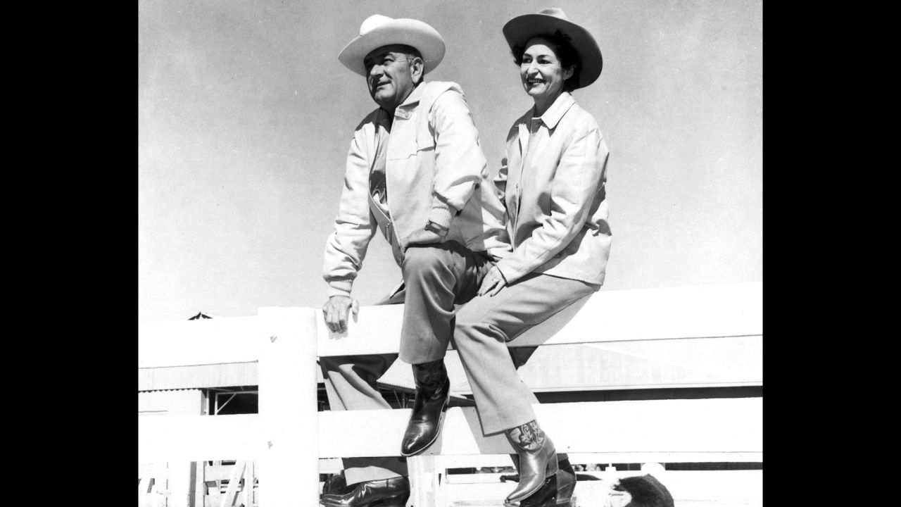President Lyndon B. Johnson and his wife, Lady Bird, often vacationed at the LBJ Ranch in Johnson City, Texas.