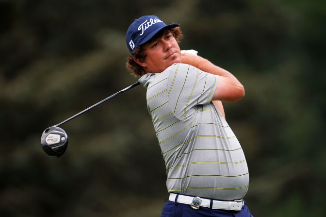 Jason Dufner raced to a course record 63 at Oak Hill to set the halfway pace.