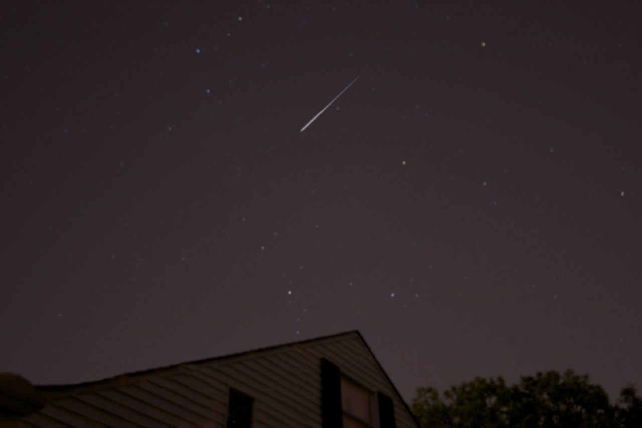 <a href="http://ireport.cnn.com/docs/DOC-828590">Katie Sykes</a> recalls seeing her first meteor shower when she was 14 years old and says she has looked forward to the Perseids every year since. She captured this photo in Wichita, Kansas, in August of 2012. 