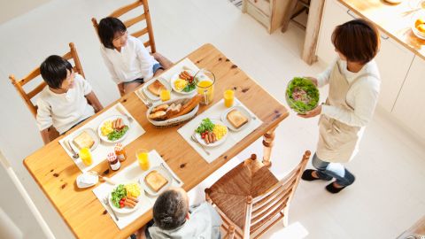 Eat dinner together every night. This simple ritual improves not just kids' eating habits but their grades and willingness to open up to you, too.